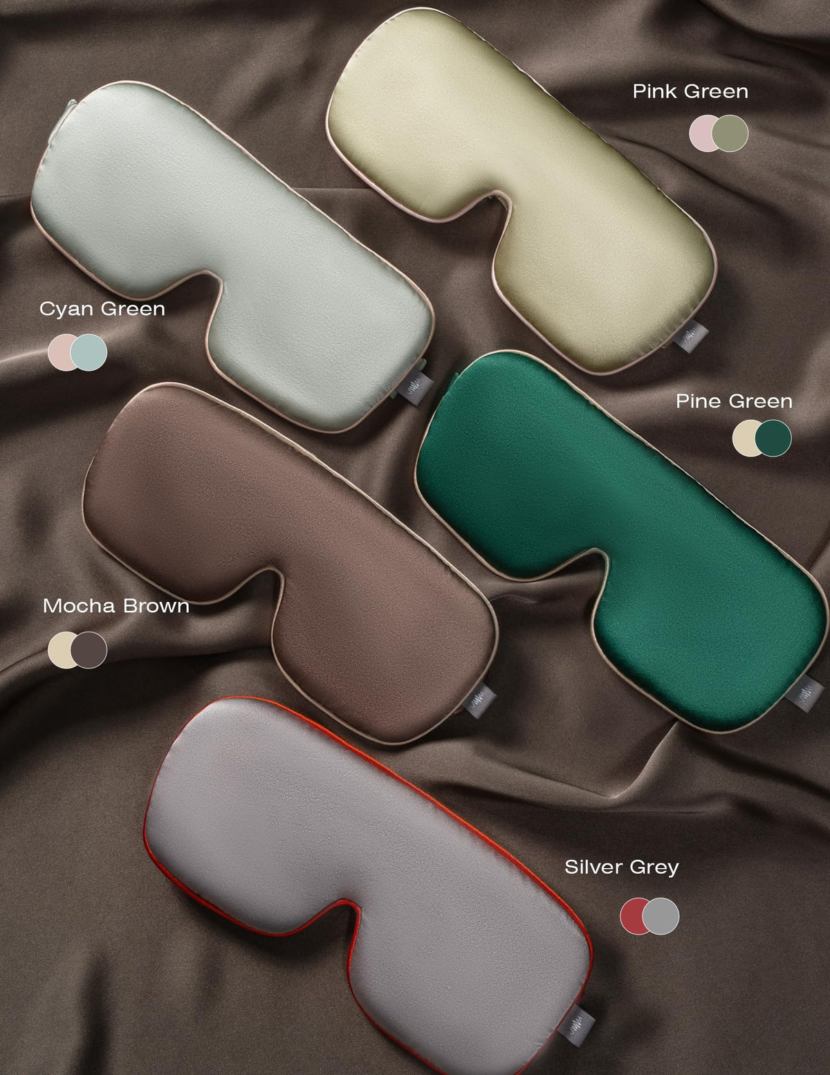 ZHE JIN Luxurious Silk Sleep Eye Mask, 100% Mulberry Silk