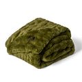Minky Couture Hugs Blanket - Extra Plush Blanket for Premium Gifting - Stretchy Bubbled Cozy Throw - Silky Smooth - Durable & Machine-Washable - Travel-Friendly.