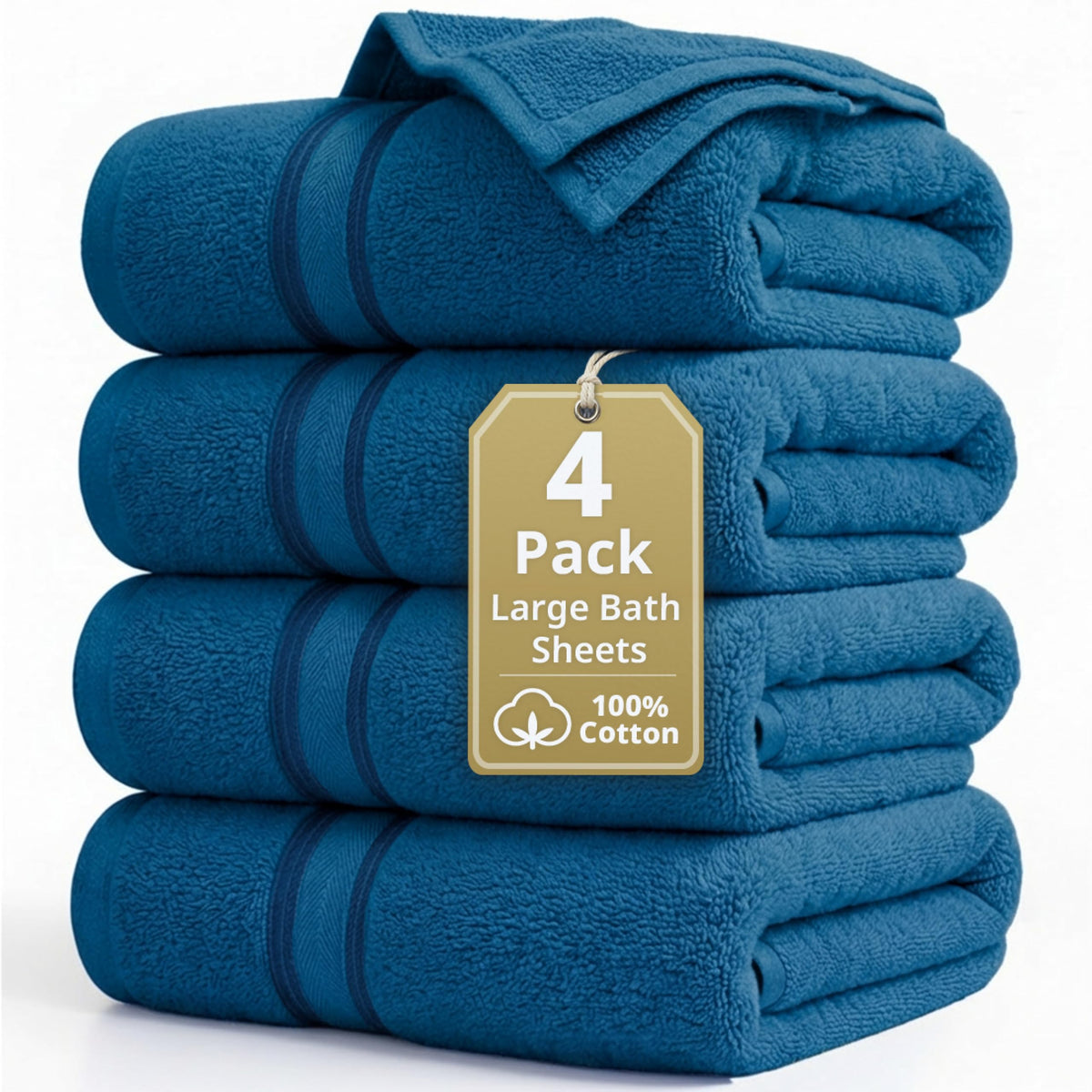 LANE LINEN 100% Cotton Zero Twist Towel Collection - Bath Towels, Bath Sheets & Towel Sets