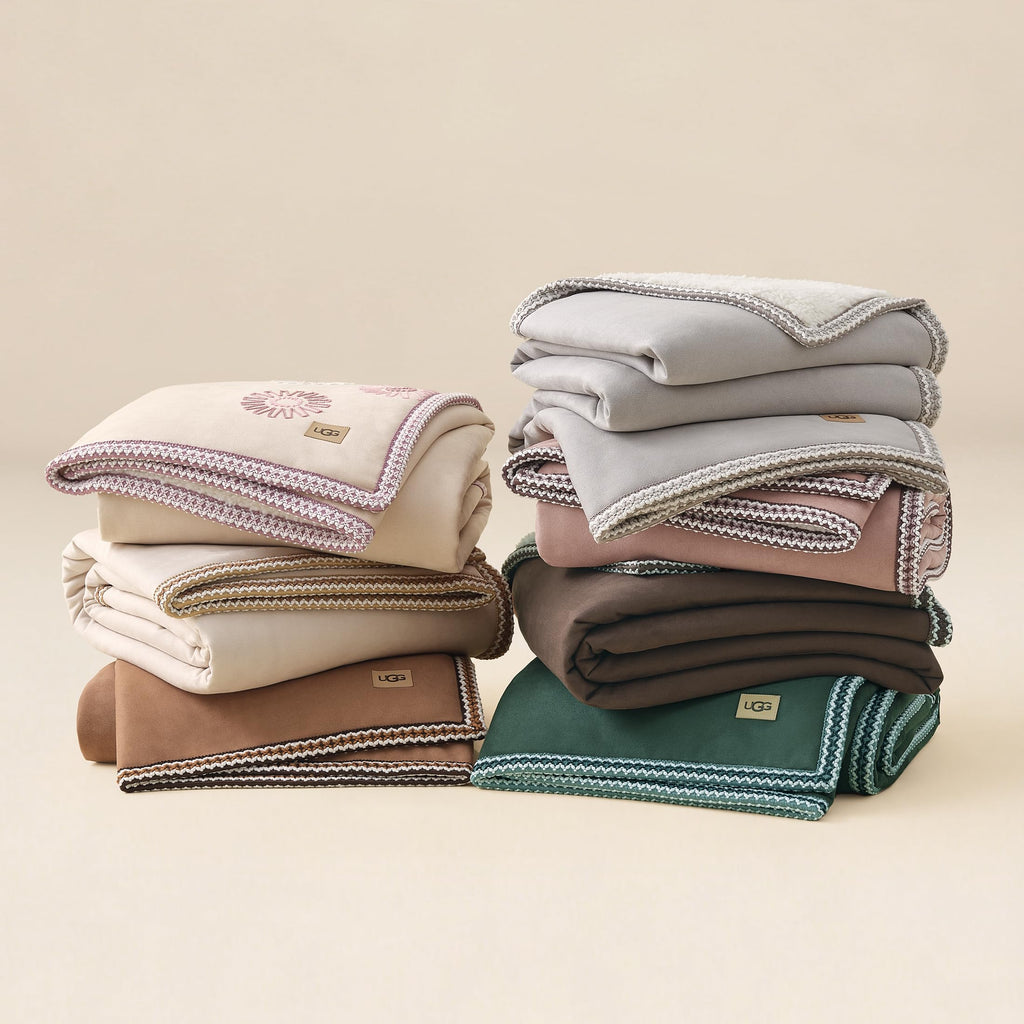 UGG Braid Reversible Throw Blanket