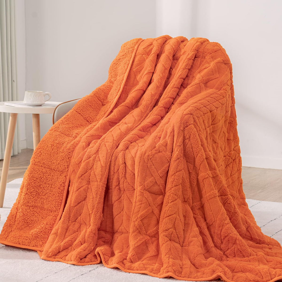 Drewin Turtleback Sherpa Weighted Blanket for Adults