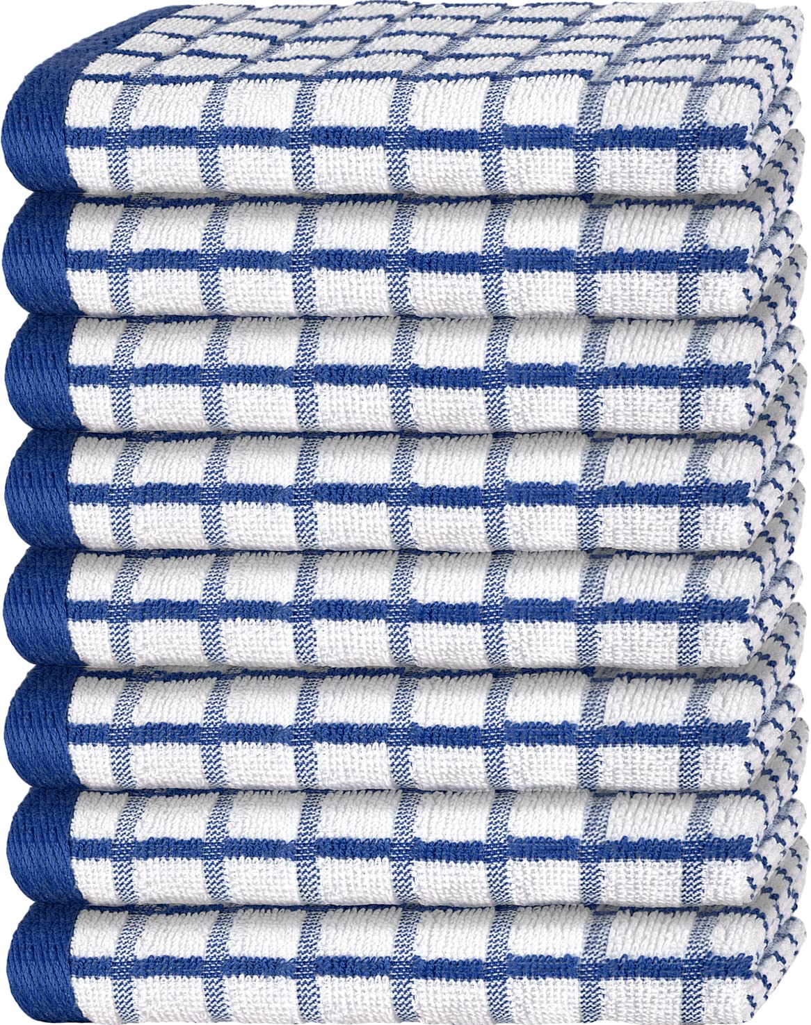 White Hand Towels Set for Bathroom, 6 Pack - Cotton Hand Towel Set for Gym, Kitchen and Spa, 16x27 Inches Soft Highly Absorbent Quick Dry Terry Salon Towels