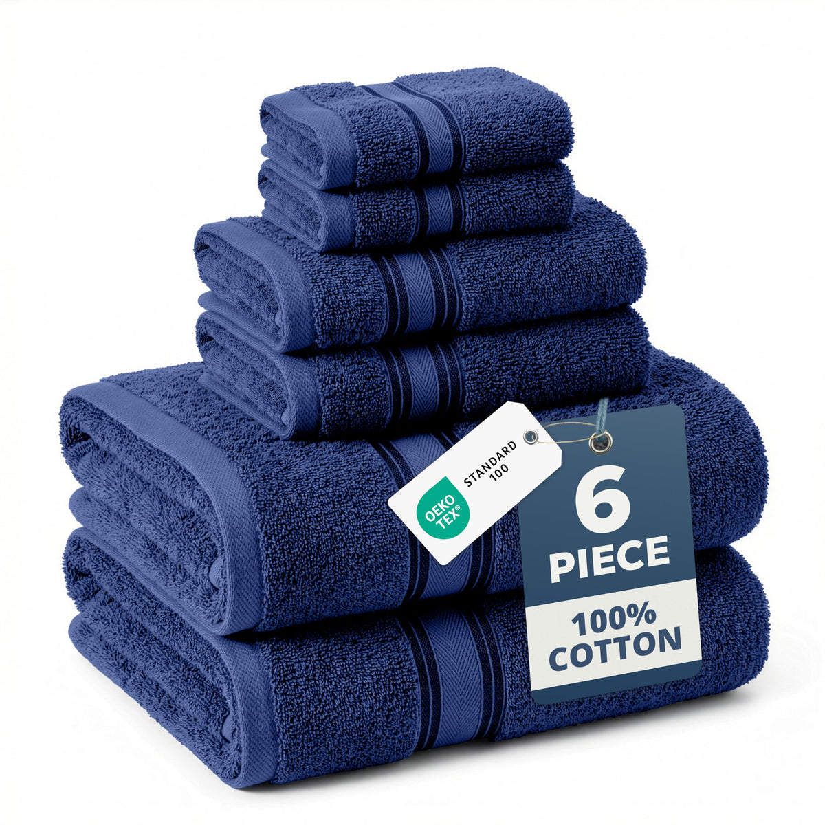 LANE LINEN 100% Cotton Zero Twist Towel Collection - Bath Towels, Bath Sheets & Towel Sets