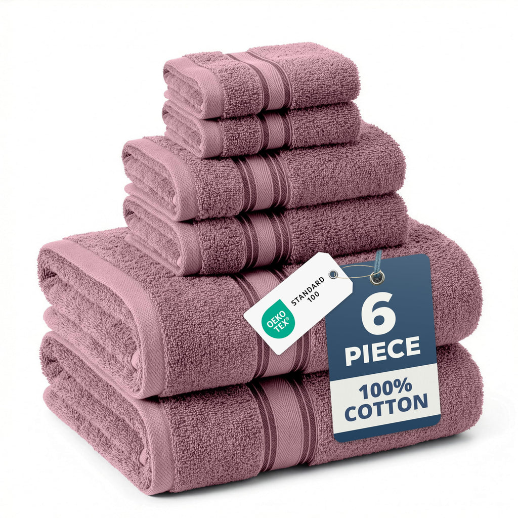 LANE LINEN 100% Cotton Zero Twist Towel Collection - Bath Towels, Bath Sheets & Towel Sets