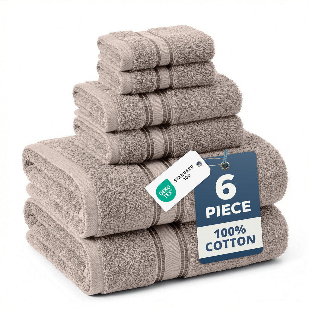 LANE LINEN 100% Cotton Zero Twist Towel Collection - Bath Towels, Bath Sheets & Towel Sets