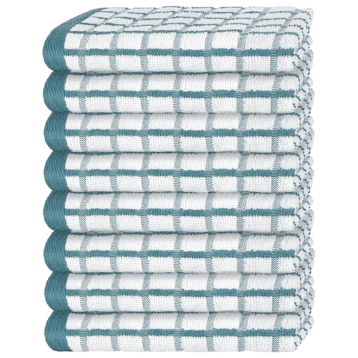 White Hand Towels Set for Bathroom, 6 Pack - Cotton Hand Towel Set for Gym, Kitchen and Spa, 16x27 Inches Soft Highly Absorbent Quick Dry Terry Salon Towels