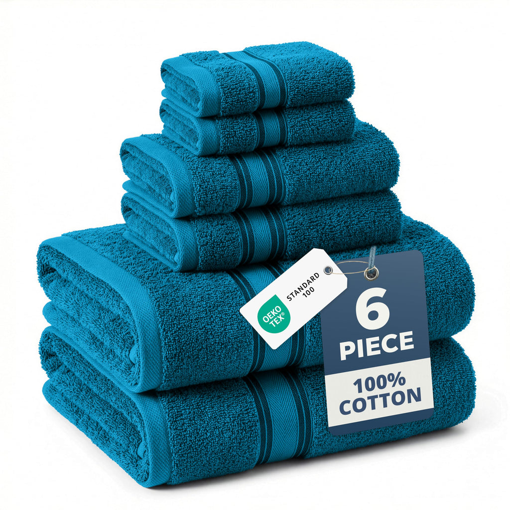 LANE LINEN 100% Cotton Zero Twist Towel Collection - Bath Towels, Bath Sheets & Towel Sets