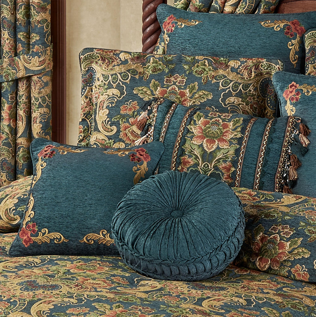 Casanova Chateau Luxury Chenille Comforter, California King, 11 Pc Set