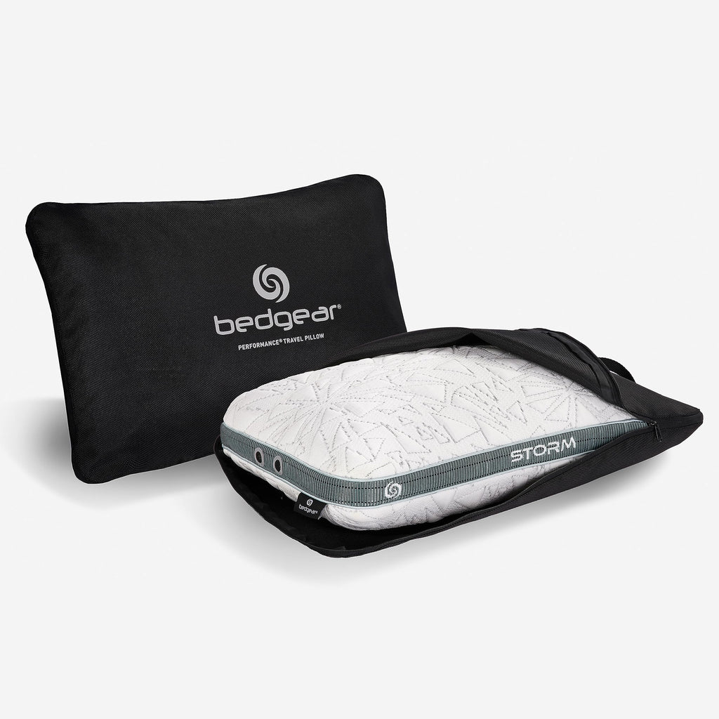 Bedgear Storm Cuddle Curve Performance Pillow, Cooling Pillow for Side Sleepers, Medium Firm Support, Ver-Tex Cooling Cover, Air-X Mesh, Washable